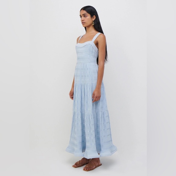 ‼️PRICE DROPPED‼️ Jonathan Simkhai Celeste plisse midi dress - Picture 6 of 14